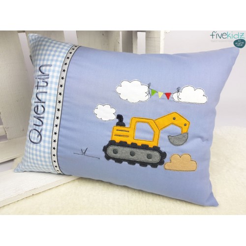 Schnittmuster bagger kostenlos kissen